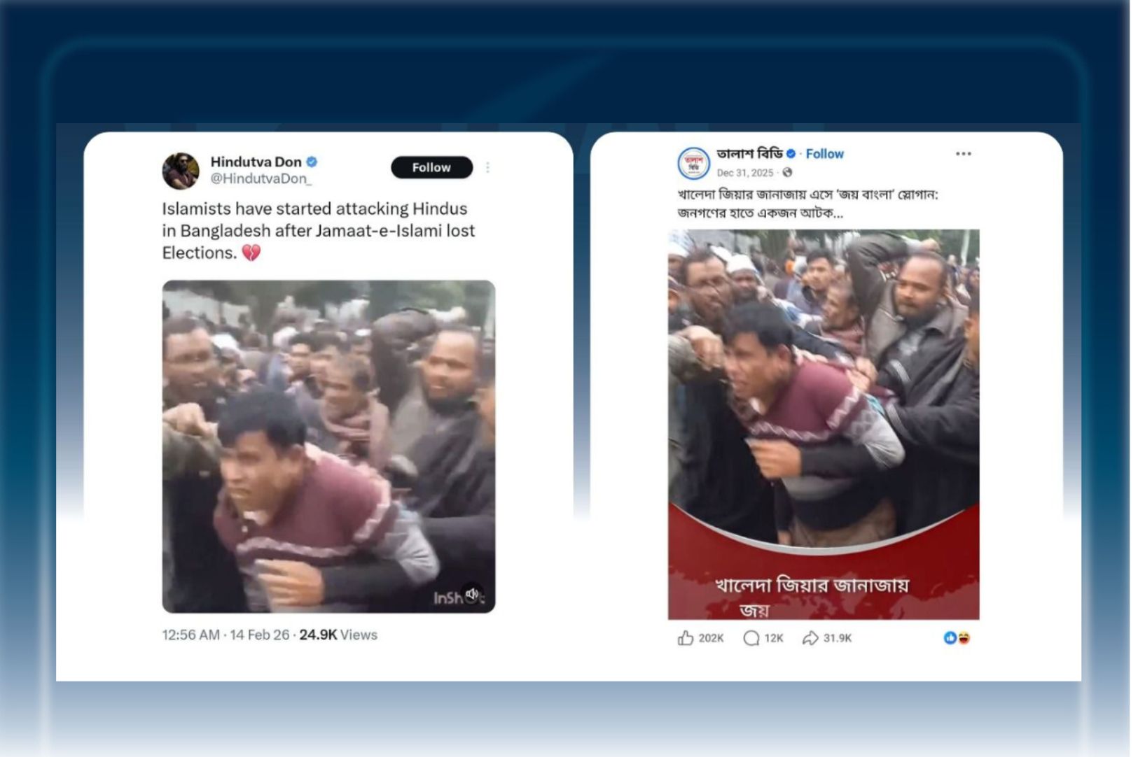 False Claims of Post-Election Communal Attacks in Bangladesh