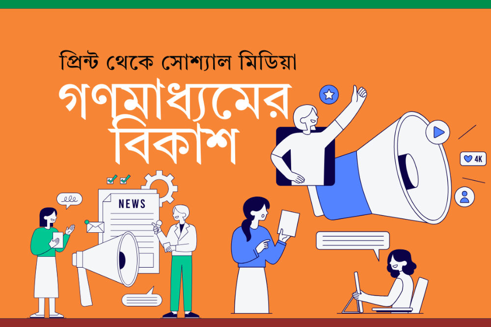 গণমাধ্যম ইন্ডাস্ট্রির বিকাশ: প্রিন্ট থেকে সোশ্যাল মিডিয়া